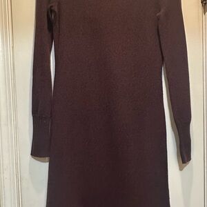 Neiman Marcus Cashmere Sweater dress in brown